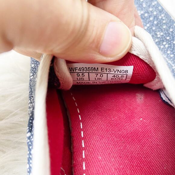 Keds Taylor Swift 9.5 Womens Blue White Print Canvas Sneakers - Picture 8 of 9